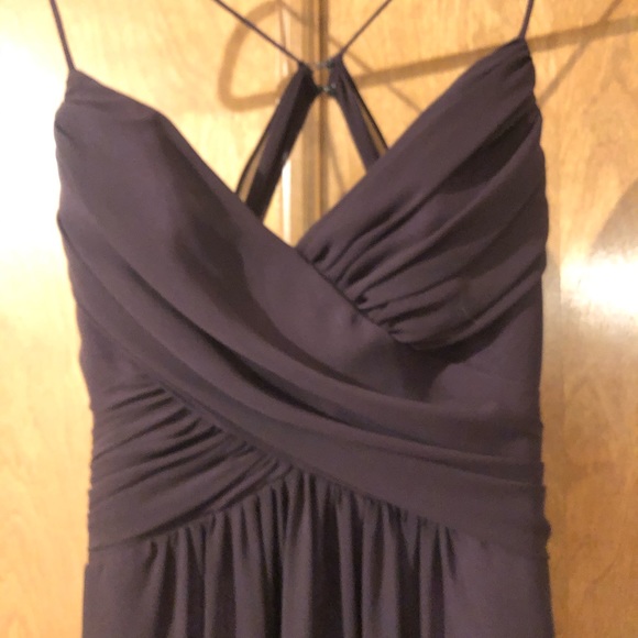 Jim Hjelm Occasions bridesmaid gown merlot - Picture 3 of 5